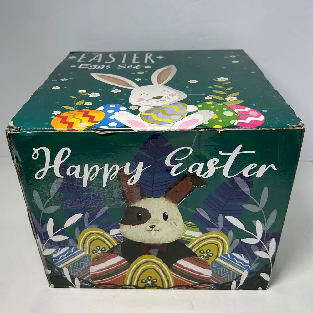 Happy‎ Easter Eggs Set 200 pcs Colorful Plastic Eggs Easter Basket Fillers New